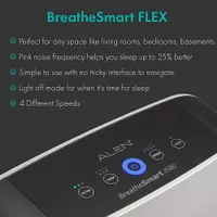 Alen - BreatheSmart FLEX 700 SqFt Air Purifier with Fresh HEPA Filter for Allergens, Dust, Odors & Smoke - White