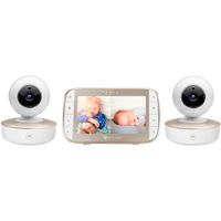 Motorola - VM50G-2  5" WiFi Video Baby Monitor with 2 Cameras - White