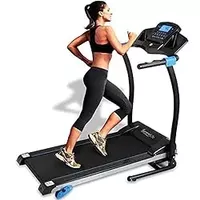 SereneLife Smart Digital Manual Incline Treadmill - Slim Folding Electric 2.5 HP Indoor Home Foldable Fitness Exercise Running Machine with Downloadable App, MP3 Player, Safety Key SLFTRD25.5
