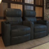 Octane Turbo XL700 Manual Leather Home Theater Seating Set (Row of 2)