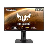 ASUS TUF VG259QR 24.5" 16:9 Full HD 165Hz IPS Gaming Monitor with G-SYNC/Adaptive-Sync, Built-In Speakers