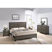 Roundhill Furniture Stout Panel Contemporary 5-piece Bedroom Set - Queen