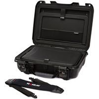 Nanuk 923 Hard Case with Sleeve & Shoulder Strap for 15" Laptop, Black