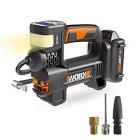 WORX WX092L 20V 2.0Ah 2 in 1 Cordless Inflator Battery and Charger Included, max. 10 Bar, Digital pressure display