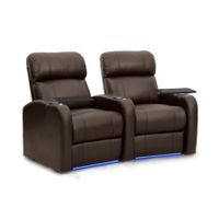 Octane Diesel XS950 Power Leather Home Theater Seating Set (Row of 2)