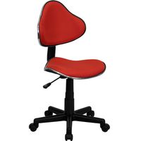 Fabric Ergonomic Task Chair - Red