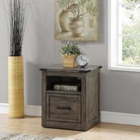 The Gray Barn Fully Assembled Grey File Cabinet - smoked grey - Letter