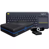 Azulle Byte4 Pro Mini Desktop Computer with Keyboard and Webcam, Intel Celeron N5105 2.0GHz, 4GB RAM, 64GB eMMC, Windows 11 Pro