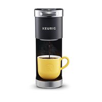 Keurig K-Mini Plus Coffee Maker, Single Serve K-Cup Pod Coffee Brewer, Comes With 6 to 12 oz. Brew Size, K-Cup Pod Storage, and Travel Mug Friendly, Black