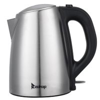 US Standard HD-1608 110V 1500W 1.8L Stainless Steel Electric Kettle - Silver