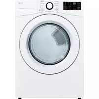 LG - 7.4 Cu. Ft. Electric Dryer with Wri...