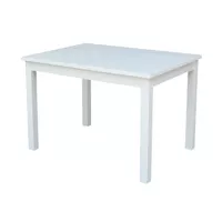 Mission Solid Wood Children's Table - White