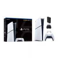 Sony - PlayStation 5 Slim Console Digital Edition - White Bundle With Accessories