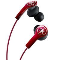 Yamaha EPH-M200RE 30mW High-Performance Earphones with Remote and Microphone, 20Hz-20kHz Frequency Response, 28 Ohms Impedance, Red