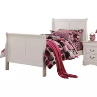 ACME Louis Philippe III Full Bed, White