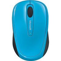 Microsoft - Wireless Mobile 3500 Ambidextrous Mouse - Cyan Blue