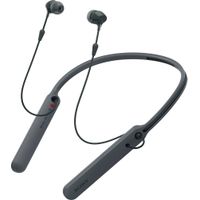 Sony - WI-C400 Wireless In-Ear Behind-the-Neck Headphones - Black