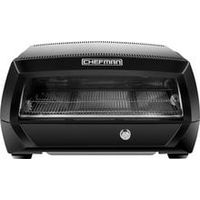 Chefman Food Mover Conveyor Toaster Oven  Stainless Steel - Black