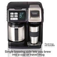 Hamilton Beach 49966 Programmable Thermal Coffee Maker Flexbrew 2-Way Brewer (10 Single Serve K-Cup Packs Or Ground), Thermal Carafe