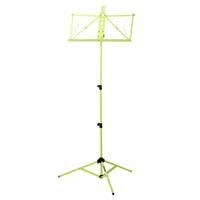 Strukture Deluxe Aluminum Music Stand with Adjustable Tray, Lime Green