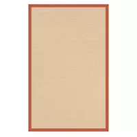 Abberly Natural And Burnt Orange 1.10X2.10 Area Rug