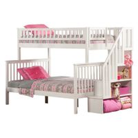Woodland Twin over Full Staircase Bunk Bed