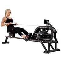 Sunny Health & Fitness Smart Obsidian Surge 500 m Water Rowing Machine