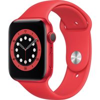 Apple Watch Series 6 - GPS 44mm RED Aluminum Case - RED Sport Band