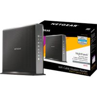 NETGEAR - Nighthawk Wireless-AC1900 Dual-Band Wi-Fi Router - Black
