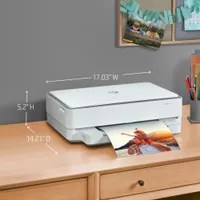 HP - ENVY 6055e Wireless Inkjet Printer ...