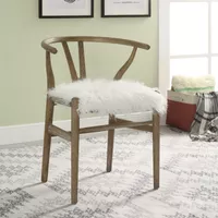 Flavius Wishbone Chair Grey