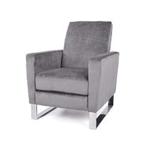 Christopher Knight Home Arvin Push Back High Leg Recliner, Grey