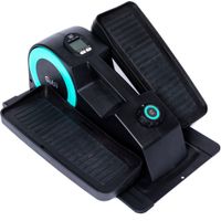 Cubii - JR2+ Seated Elliptical with Bluetooth Connectivity, Low Impact Exercise for Home or the Office - Aqua