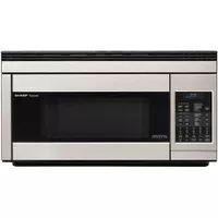 Sharp - 1.1 CF Carousel Over-the-Range Microwave, Convection, 850W