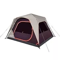 Coleman Skylodge Camping Tent with Instant Setup, 4/6/8/10/12 Person Weatherproof Family Tent with Pre-Attached Poles, Convertible Screen Room, and Room Divider, Sets Up in About 1 Minute