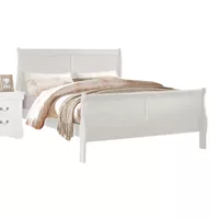 ACME Louis Philippe Queen Bed, White