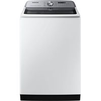 Samsung - 5.2 cu. ft. Large Capacity Smart Top Load Washer with Super Speed Wash - White
