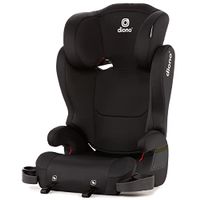 Diono Cambria 2 Latch 2022, 2-in-1 Belt Positioning Booster Seat, High-Back to Backless Booster XL Space and Room to Grow, 8 Years 1 Booster Seat, Black