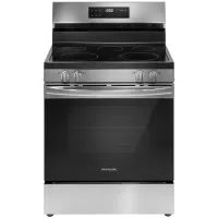 Frigidaire 30 In. Electric Range With The Eventemp Cooktop Element In Stainless Steel