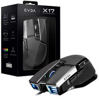 EVGA X17 Wired Gaming Mouse, Gray