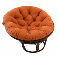 Bali 42-inch Papasan Chair with Twill Cushion - Spice