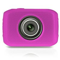 Pyle PSCHD30 High-Definition Sport Action Camera, 5MP, 4x Digital Zoom, 2&quot; TouchScreen Display, USB 2.0, Micro SD Card Slot, Pink