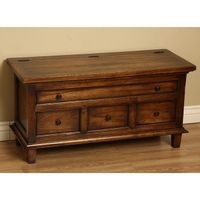 Wooden 'Emily' Bedstool Storage Trunk (I...