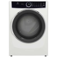 Electrolux 8 Cu. Ft. White Front Load Perfect Steam Gas Dryer With Predictive Dry And Instant Refresh