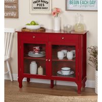 Simple Living - Layla Red Buffet - Red