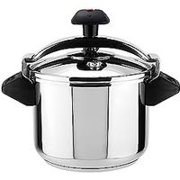 MAGEFESA  Inoxtar fast pressure cooker, 8.4 Quart, made in 18/10 stainless steel, suitable for all types of stovetops, included induction, 3 heavy security systems, progressive locking system, 8 psi