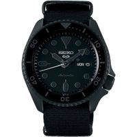 Seiko 5 Sports 24-Jewel Automatic Watch - Black - Nylon