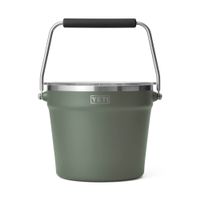 Yeti Rambler Beverage Bucket With Lid - Camp Green