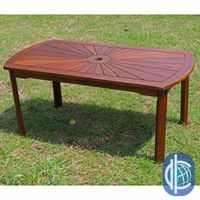 International Caravan Highland Coffee Table - Weather Resistant/Eco-Friendly/Water Resistant - Vietnam - Wood/Acacia - Brown - Assembly Required - Transitional/Urban/Modern - Rectangle