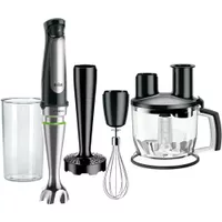 Braun - MultiQuick 7 Smart-Speed Hand Blender with 500 Watts of Power, Whisk, Masher, and 6-Cup Food Processor